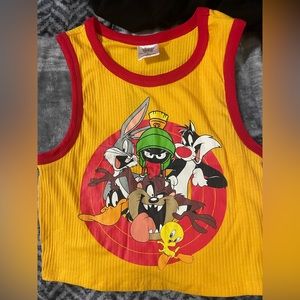 Loony toons crop top